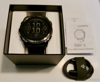 Garmin Fenix 8 AMOLED 51mm REZERVACE do 28.5. - 2