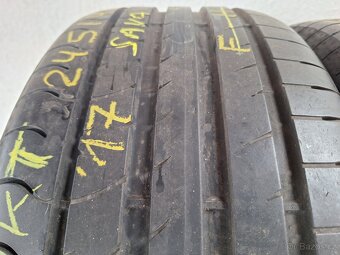 Prodám letní pneu 245/45/17 Sava - 2
