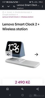 Lenovo Smart Clock 2 +Wireless dock - 2