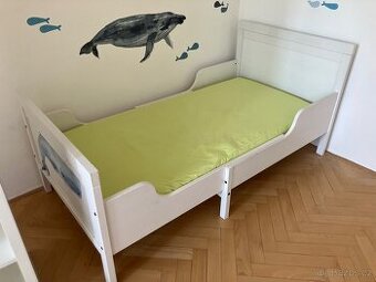 Prodám dětskou postýlku Ikea prodlužovací Sundvik s matrací - 2
