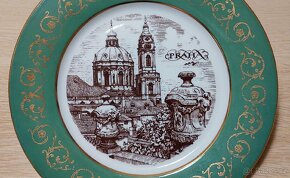Sběratelský dezertní talíř Praha MZ Czechoslovakia - 2