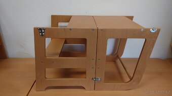 Prodám novou učící věž barva dub světlý - 2