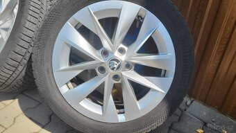 Sada Alu Škoda 17 5x112R17 zimni - 2