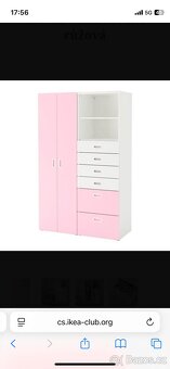 Stuva ružová dětská ikea - 2