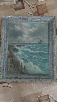 Obraz bouřlivé moře - autor Rosé - 2