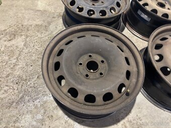 Plechove disky 5x112 r16  vw, skoda, ford - 2