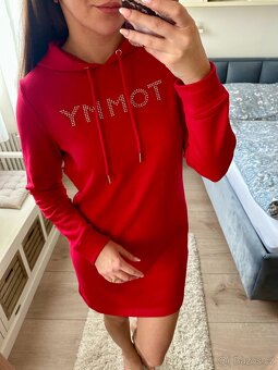 TOMMY HILFIGER ČERVENÉ ŠATY - 2