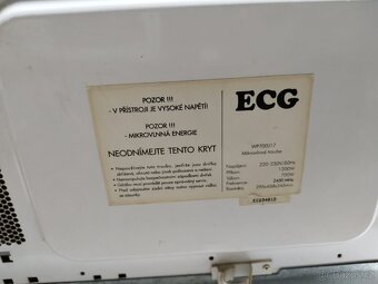 Mikrovlnná trouba ECG - 2