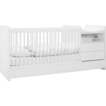 Postýlka s komodou a přebalovacím pultem - 2