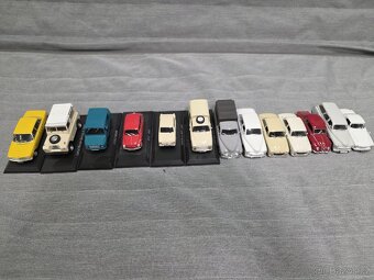 Sbírka modelů 1:43 Kultovní auta ČSSR Legendární automobily - 2