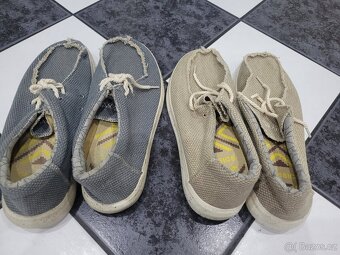 Plátěné pánské boty jaro,leto - 2