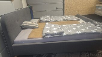 Prodám postel 180x200 s rošty a matrací - 2