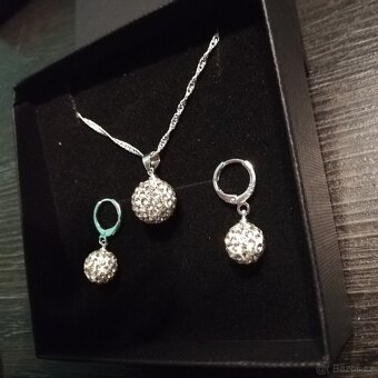 Překrásný sada swarovski styl - 2
