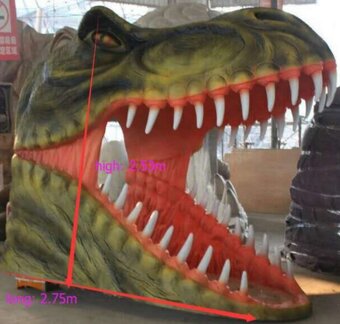 DINOSAURUS hlava. - 2