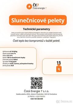 Slunečnicové pelety - 2