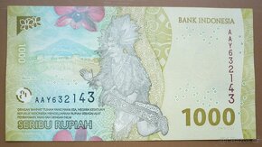 Bankovka, Indonésie, 1000 rupiah ročník 2022 - 2