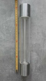 Velký dvoukomorový mlýnek na sůl a pepř, dlouhý 40cm - 2