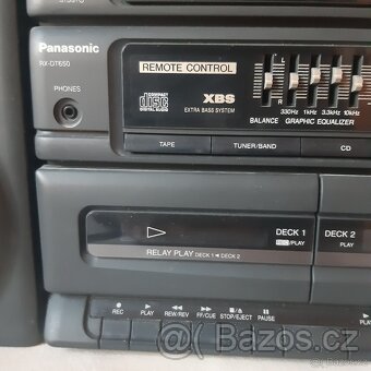 Rádio - magnetofon s CD / Panasonic RX - DT 650 - 2