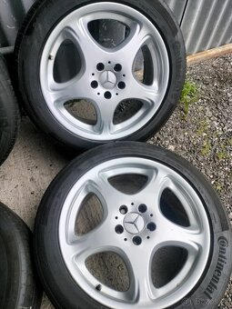 4ks alu disky orig. MB 5x112 R18 pneu 245/45 r18 - 2