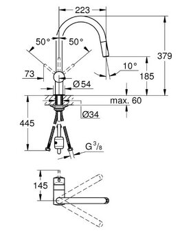 Dřezová baterie - Grohe Minta (32321A02) - 2