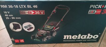 METABO Akumulátorová sekačka s 2 x aku a nabíječkou - 2