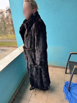 Kabát z pravého Norku vel. 42 ( S/M ) - 2