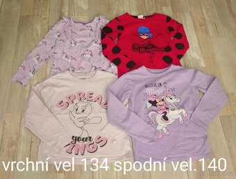 Pyžama a trika 134/140 - 2
