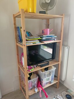 Dětská postel IKEA KURA + regál IVAR - 2