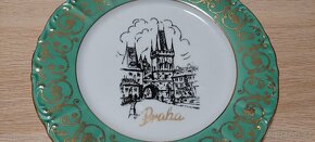 Sběratelský dezertní talíř Praha MZ Czechoslovakia - 2