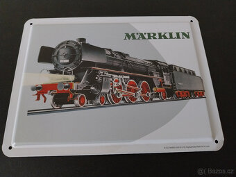 Plechové cedulky vláčky Märklin 2 ks - 2