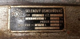 Selenový usměrňovač,nabíječka - 2