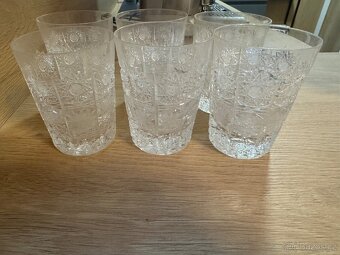 Prodám - broušené sklenice - sada 6 ks - 2