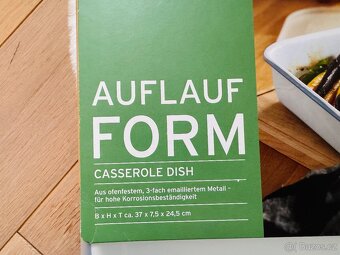 Velká smaltovaná forma na pečení Tchibo nová - 2