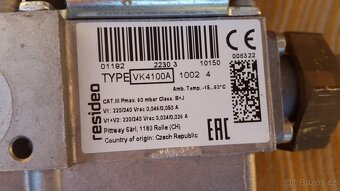 Plynový ventil k plynovému kotli - 2