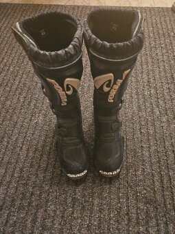 Boty na motocross + chrániče kolen+páteřák - 2