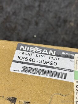 Nový origo přední spoiler Nissan X-trail T31 Facelift - 2