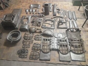 Prodám jednotlivé díly na Americká kamna Harding 12 - 2