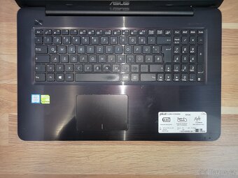 17,3" notebook Asus R753U, 2 GB grafika - 2
