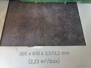 17,8m2 Vinylová podlaha 60x30cm, click - antracit - 2