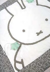 Roba Miffy nová hrací deka 100 cm x 100 cm bílo šedá - 2