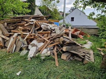 dřevo z demolice domu zdarma za odvoz JInačovice - 2