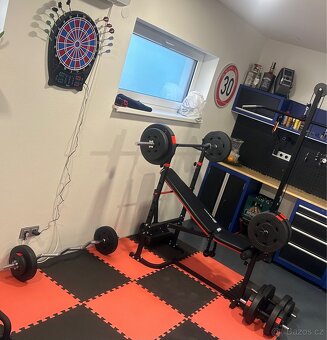 Sada PREMIUM 135kg s lavicí HS-1065 - 2