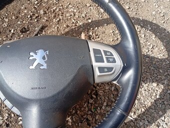 PEUGEOT 4007 VOLANT KOŽENÝ S AIRBAGEM A TLAČÍTKY - 2