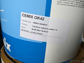 cemix tetracem 2729 zatíraná omítka 1,5mm OK42 a HN20 - 2