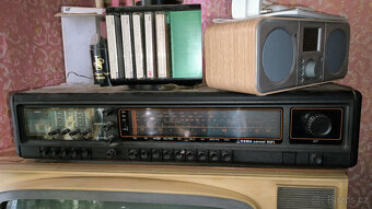 Rádio s Wifi a Bluetooth - světlé, béžovo-stříbrné - 2