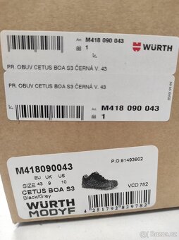 Pracovní obuv Würth Cetus Boa S3 vel. 43 - 2