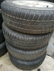 ALU KOLA 14, 4x98 FIAT, obuté 185/70/14 ZIMNÍ - 2