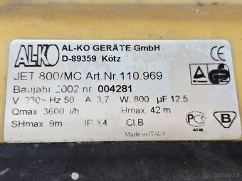 Al-ko Jet 800/MC - 2