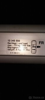 Střešní tyče Opel Zafira C 13345550 - 2