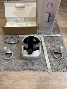 Prodám Oculus Quest 2 (128 GB) + Kiwi Strap – s účtenkou - 2